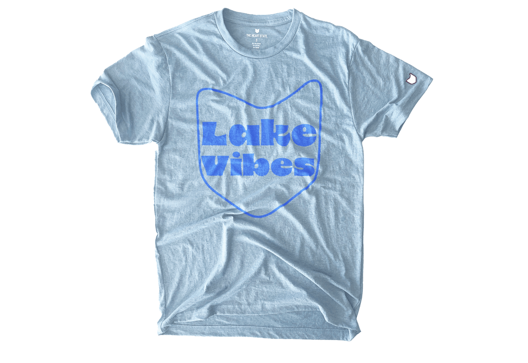 Lake Vibes T-shirt capturing the essence of summer fun and relaxation by The Heart State