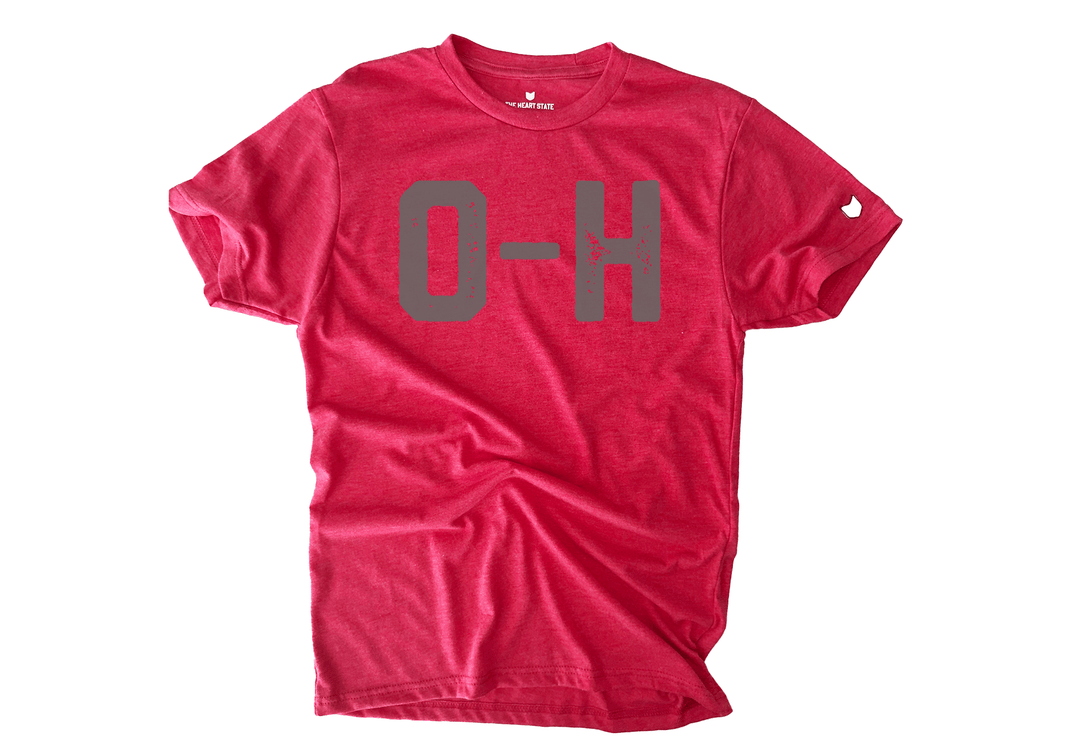 O-H T-shirt celebrating the best damn cheer in the land by The Heart State