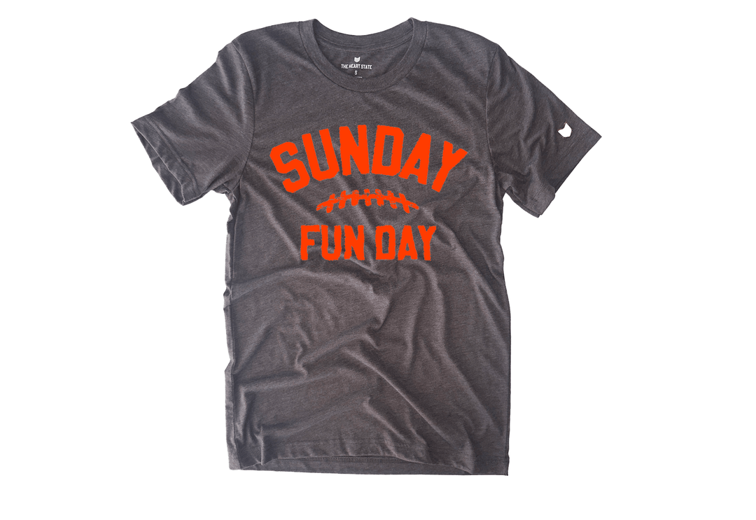 Cleveland Sunday Funday T-shirt for Browns fans by The Heart State